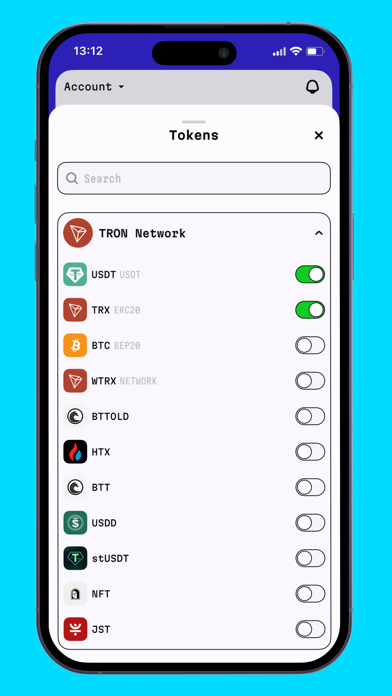 TR.ENERGY WALLET Screenshot