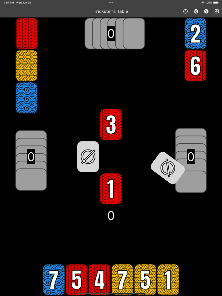 #4. Trickster's Table (iOS) 由: Dan Bravender