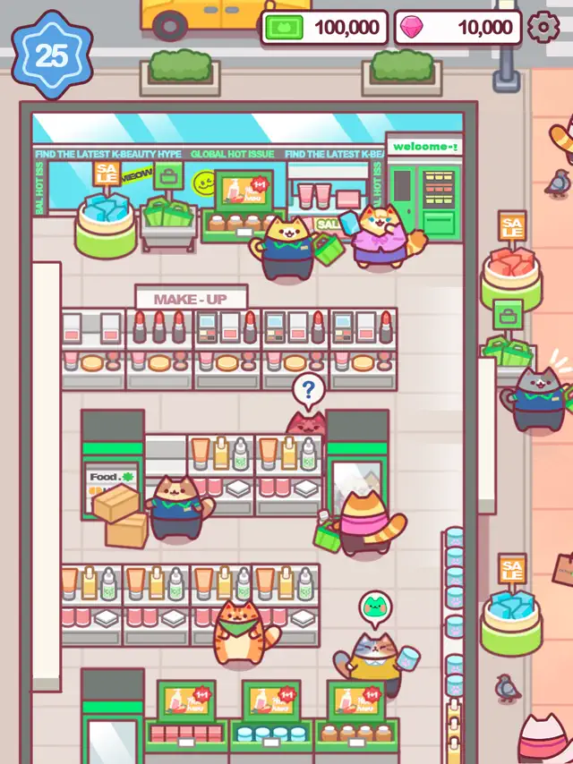 Cat Snack Bar: City Simulation screenshot 6