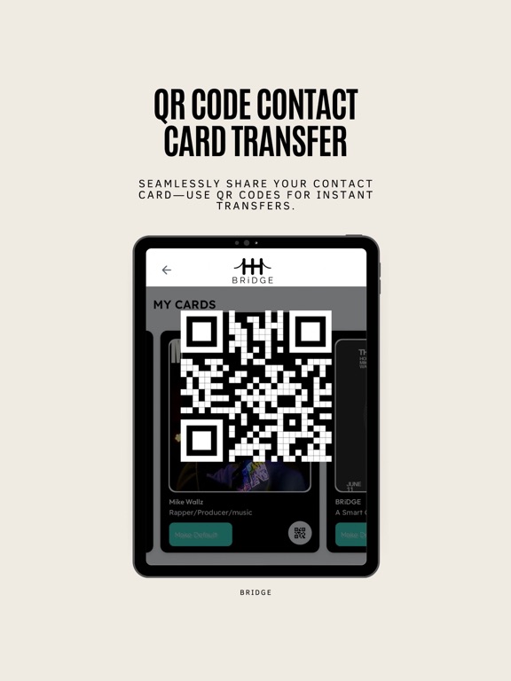 BRiDGE: Smart Contact Book iPad screenshot 3 - Social Networking app