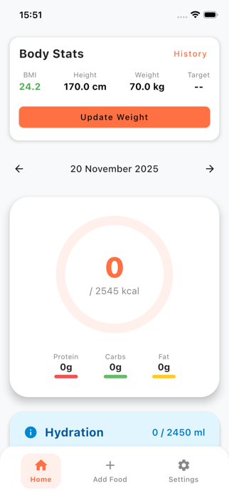 CloudCal: Calorie Counter Screenshot 4 of 9