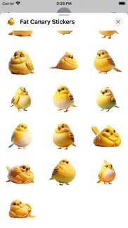 fat canary stickers iphone screenshot 3