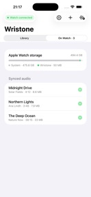 Wristone: Watch Audio Player screenshot