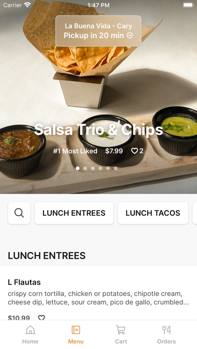 La Buena Vida iPhone screenshot 2 - Food & Drink app