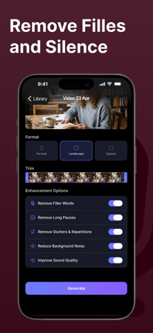 Descript AI Studio screenshot
