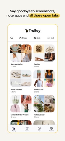 Shopping Cart App: Trolley Screenshot 1 of 6