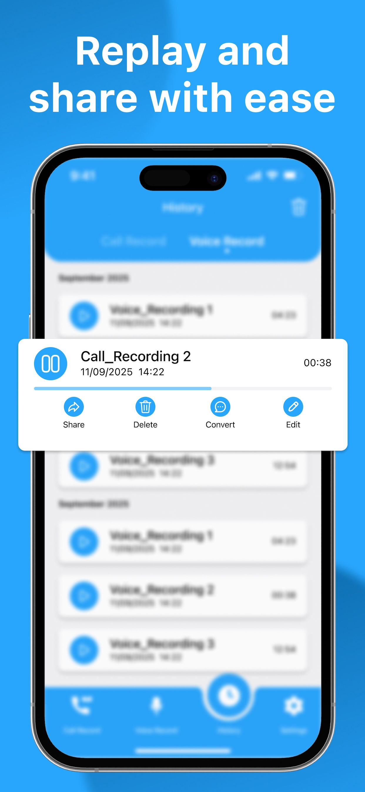 Call Recorder: Recordy it screenshot 5