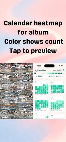 PhotoHub Photo Calendar iPhone screenshot