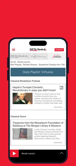WETA Classical screenshot 4
