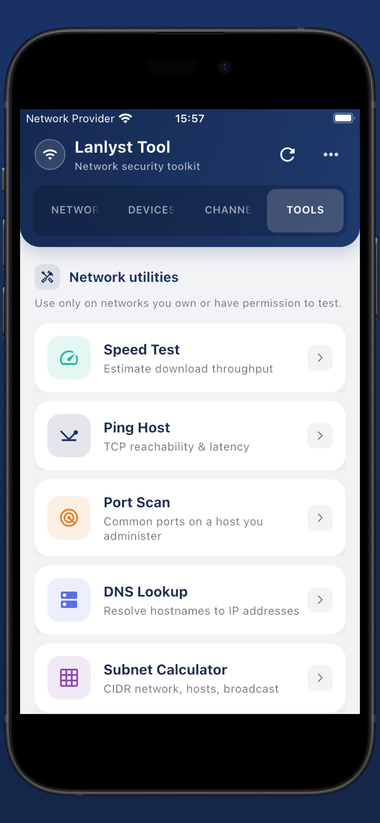 Screenshot 3 of Lanlyst Tool