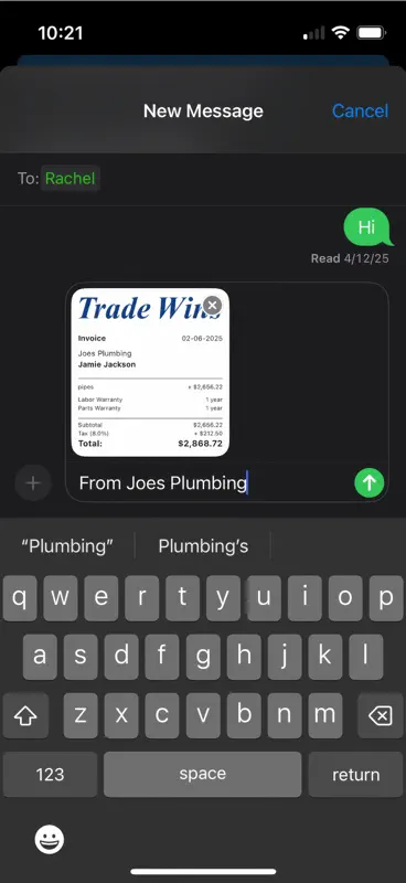 Trade Wins Job Calculator screenshot 5 of 6