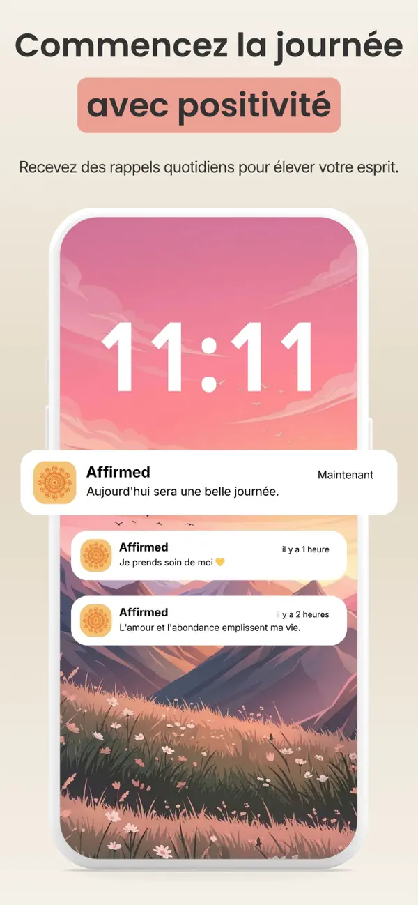 Screenshot #2 pour Affirmed: Affirmations & calme