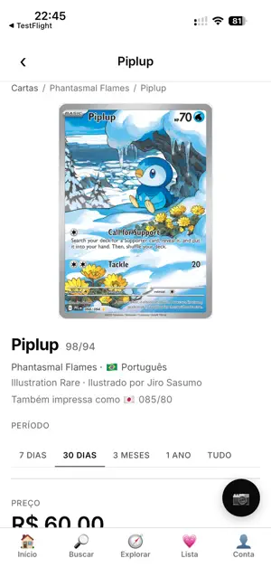 Quanto Vale Minha Carta? iPhone screenshot 2