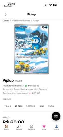 Quanto Vale Minha Carta? iPhone screenshot 2