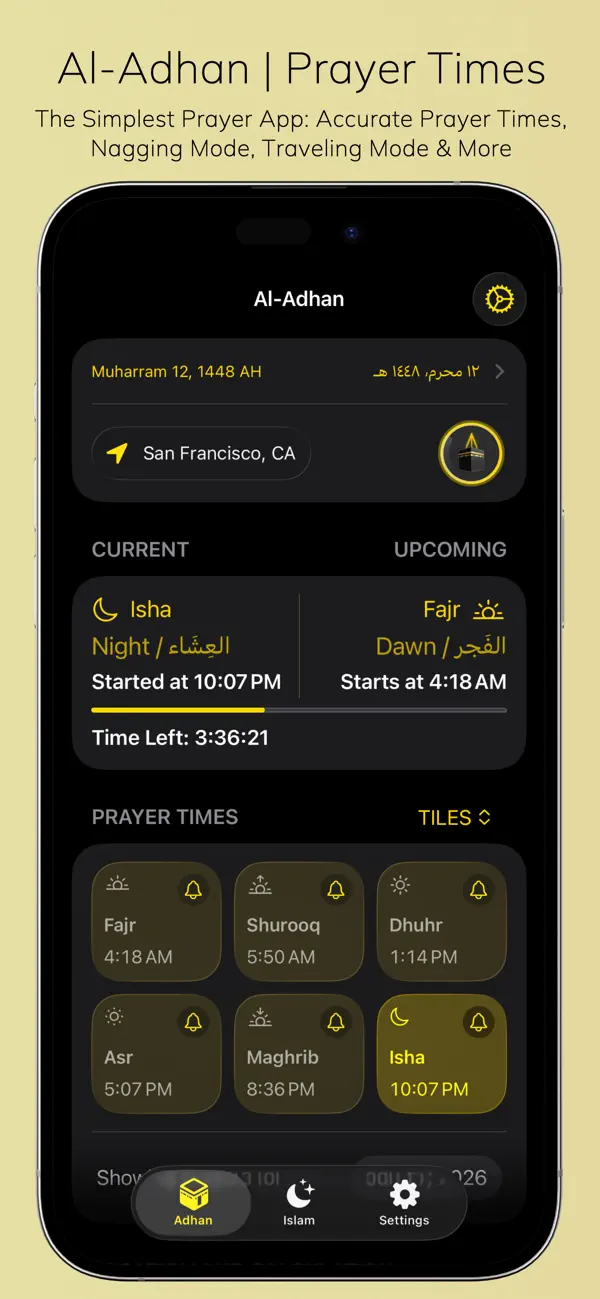 Screenshot #1 pour Al-Adhan | Prayer Times