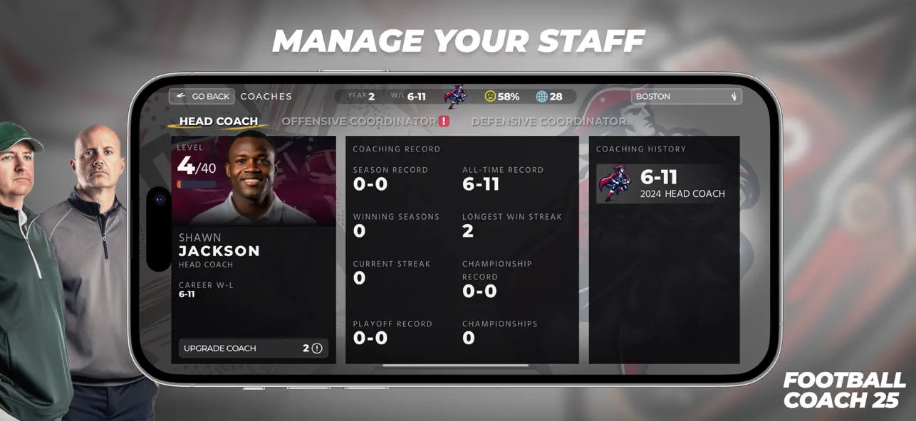 Screenshot #3 pour Football Coach '25