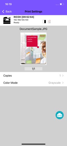 App screenshot