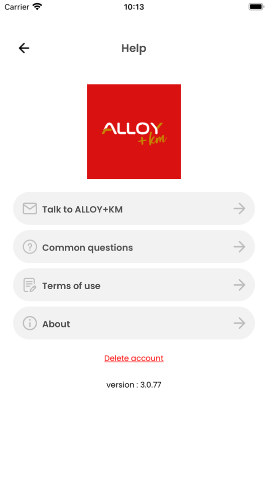 #10. ALLOY+KM (iOS) 由: POSTOAKI DESENVOLVIMENTO TECNOLOGICO LTDA