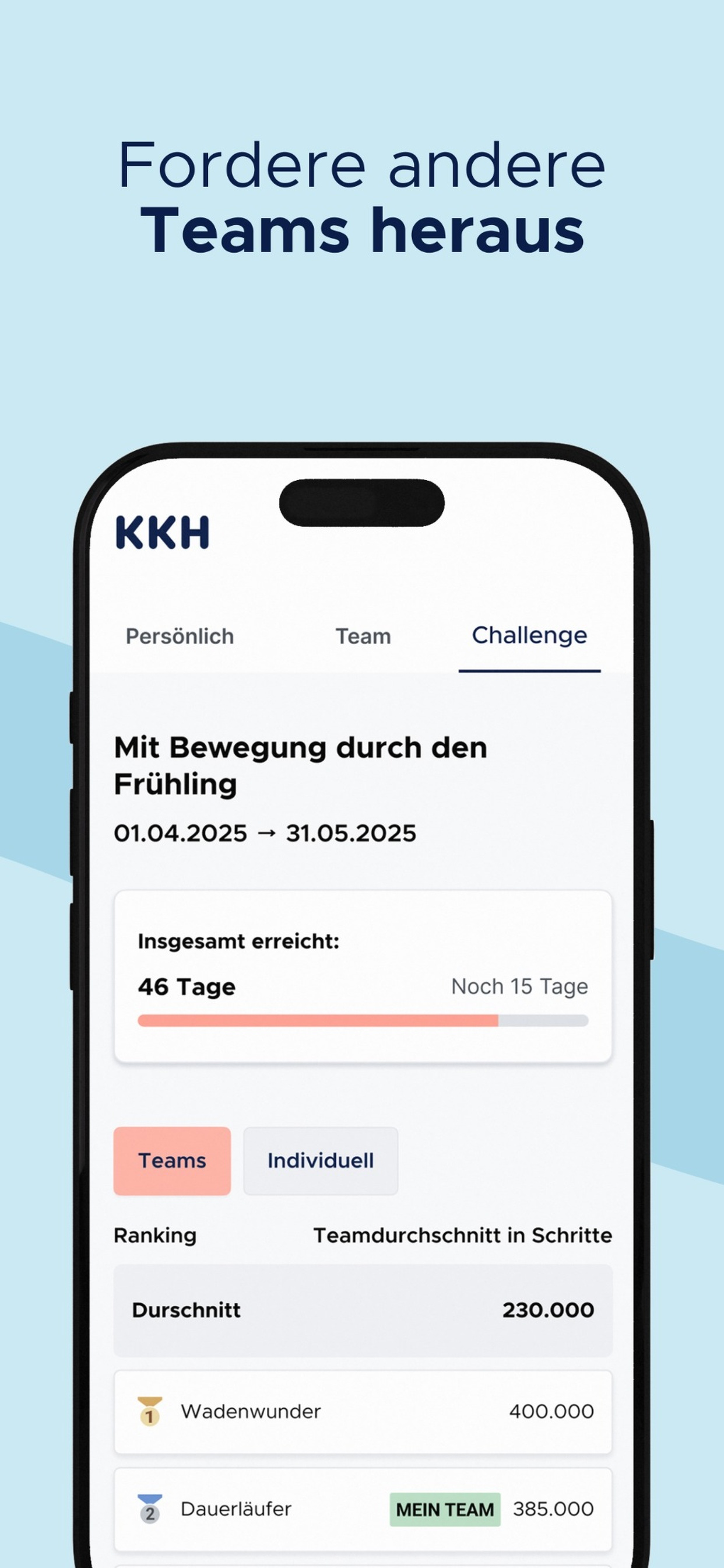 KKH Schrittwettbewerb screenshot 4