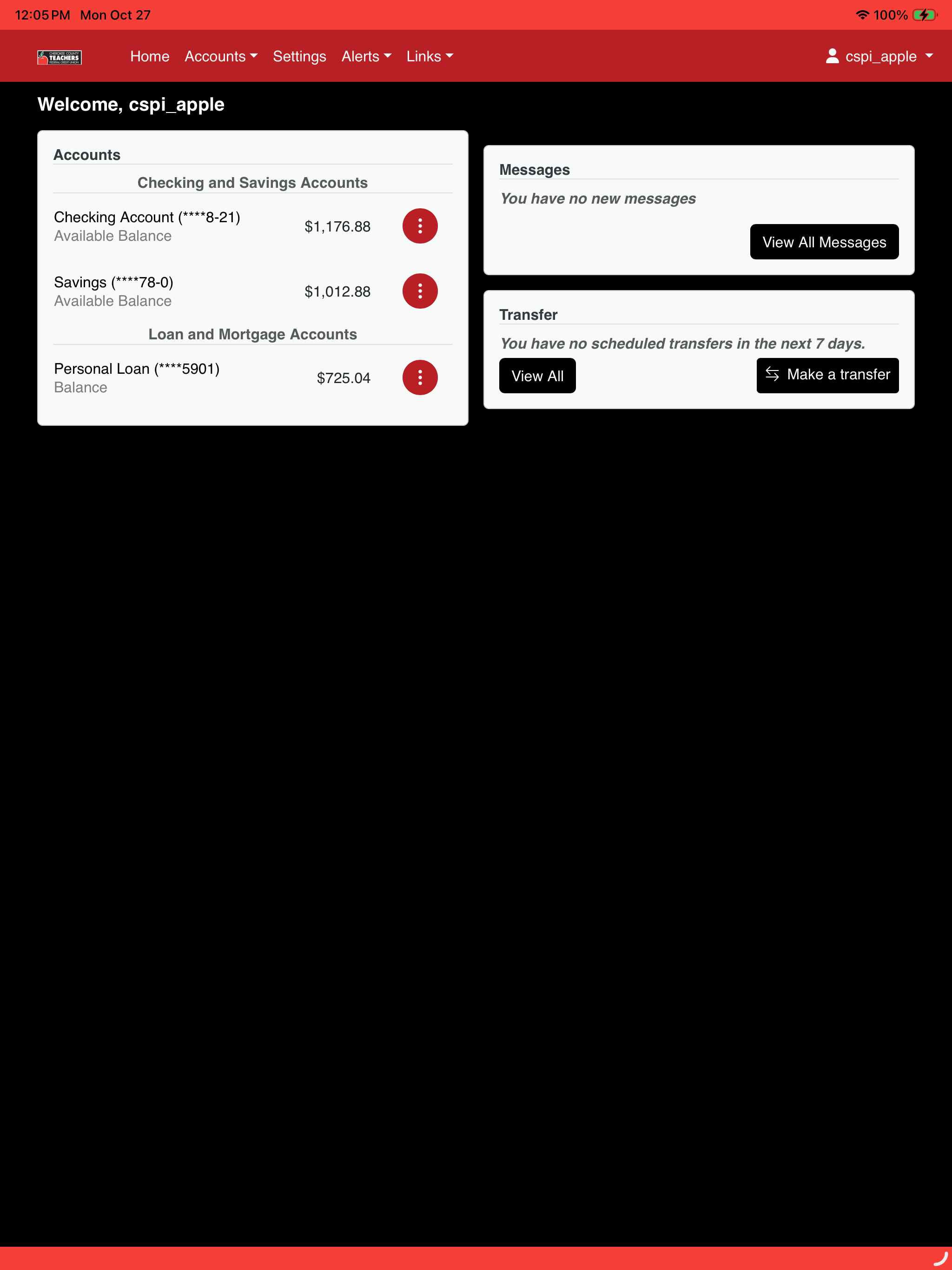 Cherokee County Teachers FCU screenshot 7