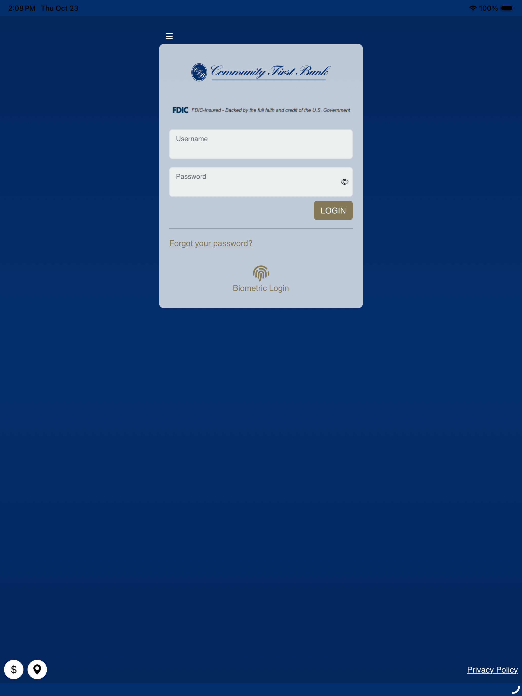 Community First Bank Mobile screenshot 7