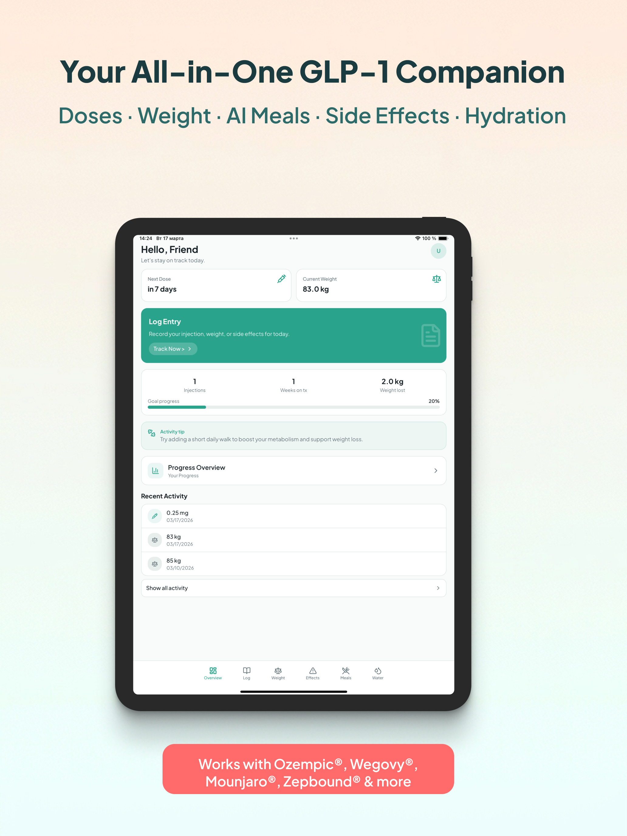 GLP-1 & Weight Tracker - Nuvo screenshot 10