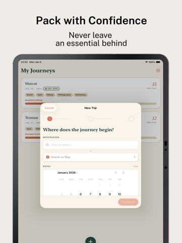 AI Packing List ipad screenshot 3