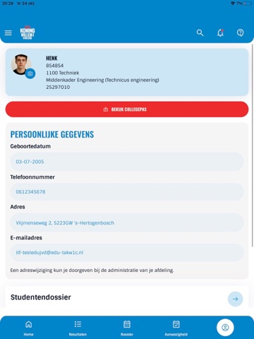 Mijn KW1C iPad screenshot 3