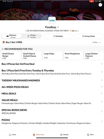 Foodbay Alsager iPad screenshot
