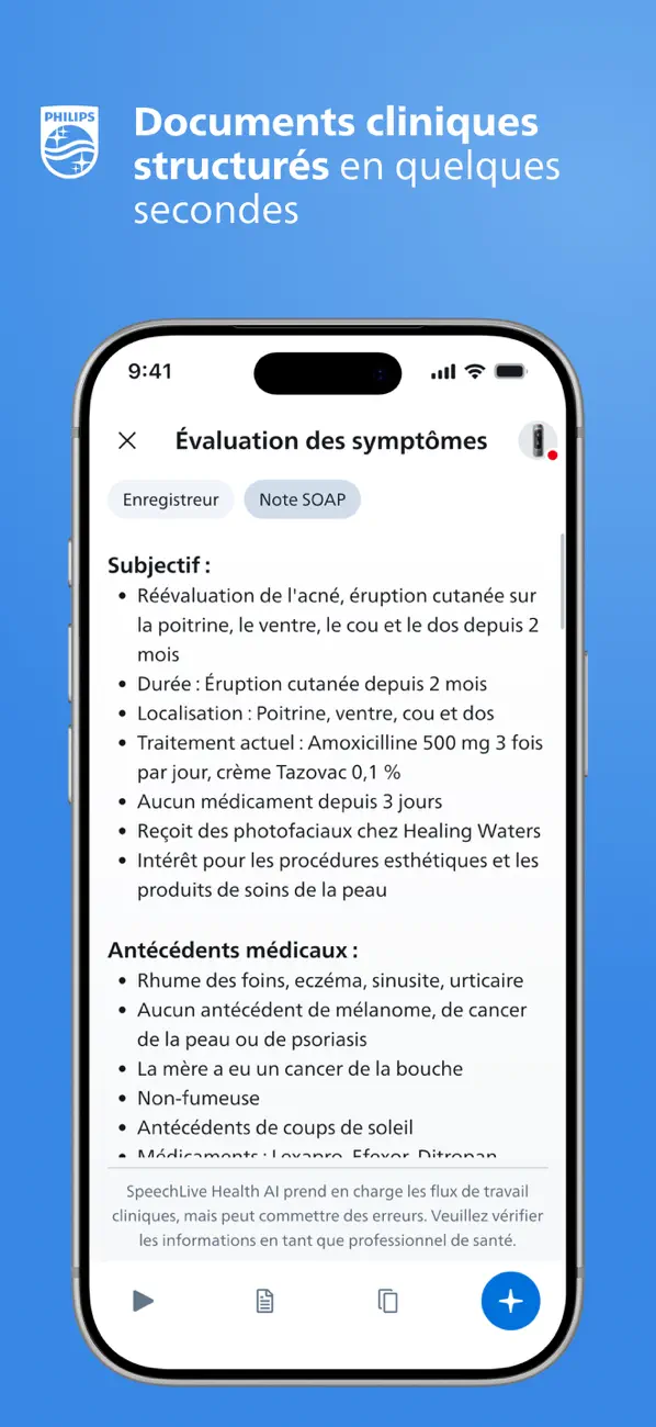 Screenshot #2 pour Philips SpeechLive