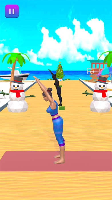 Yoga 3D Workout-FlexRun Screenshot