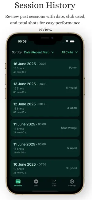 Golf Launch Monitor screenshot 4