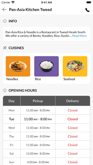 Pan-Asia Kitchen Tweed Screenshot