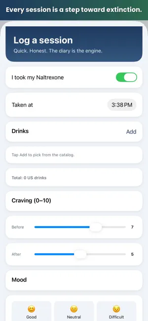 Extinct: TSM Alcohol Tracker screenshot 2