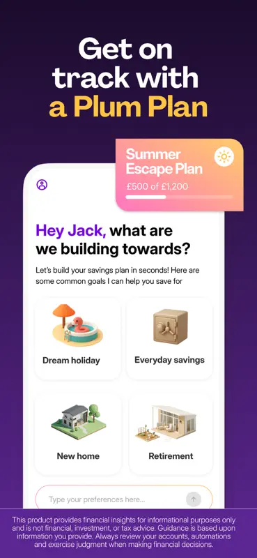 Plum: Smart Saving & Investing screenshot 5 of 8