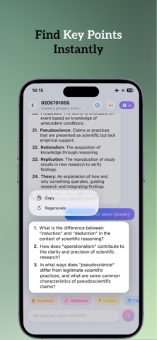 PDF AI: Chat & Summarize Screenshot 3 of 4