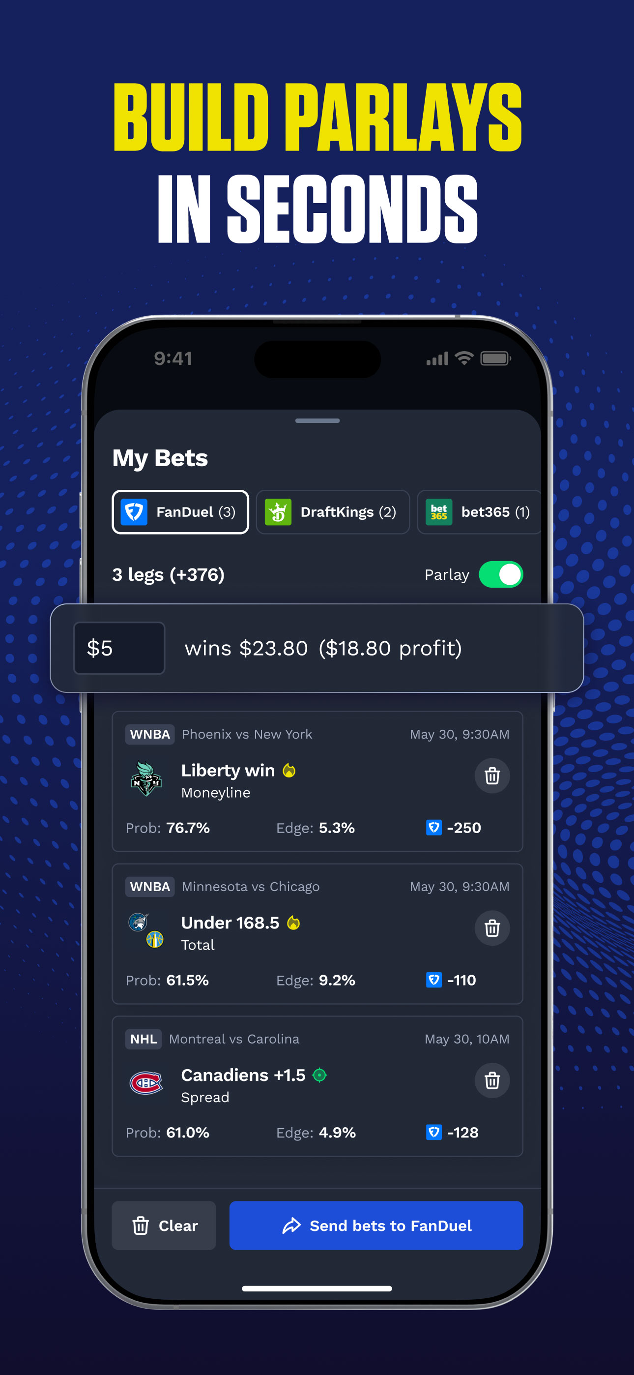Dimers: Picks, Props & Parlays screenshot 4