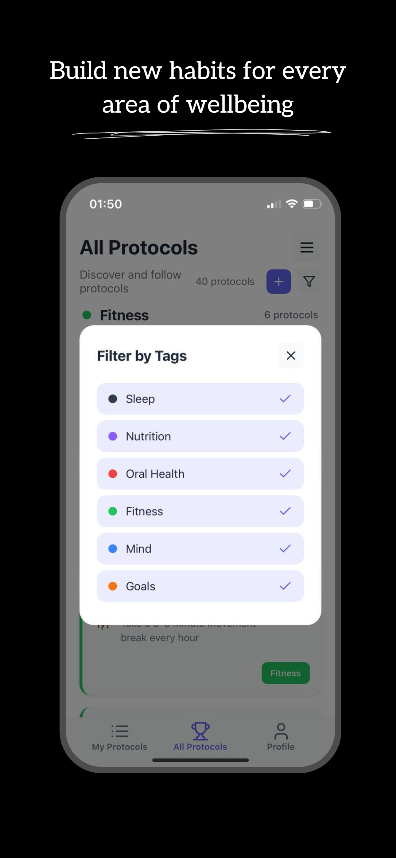 Longevity Habits - Protocols