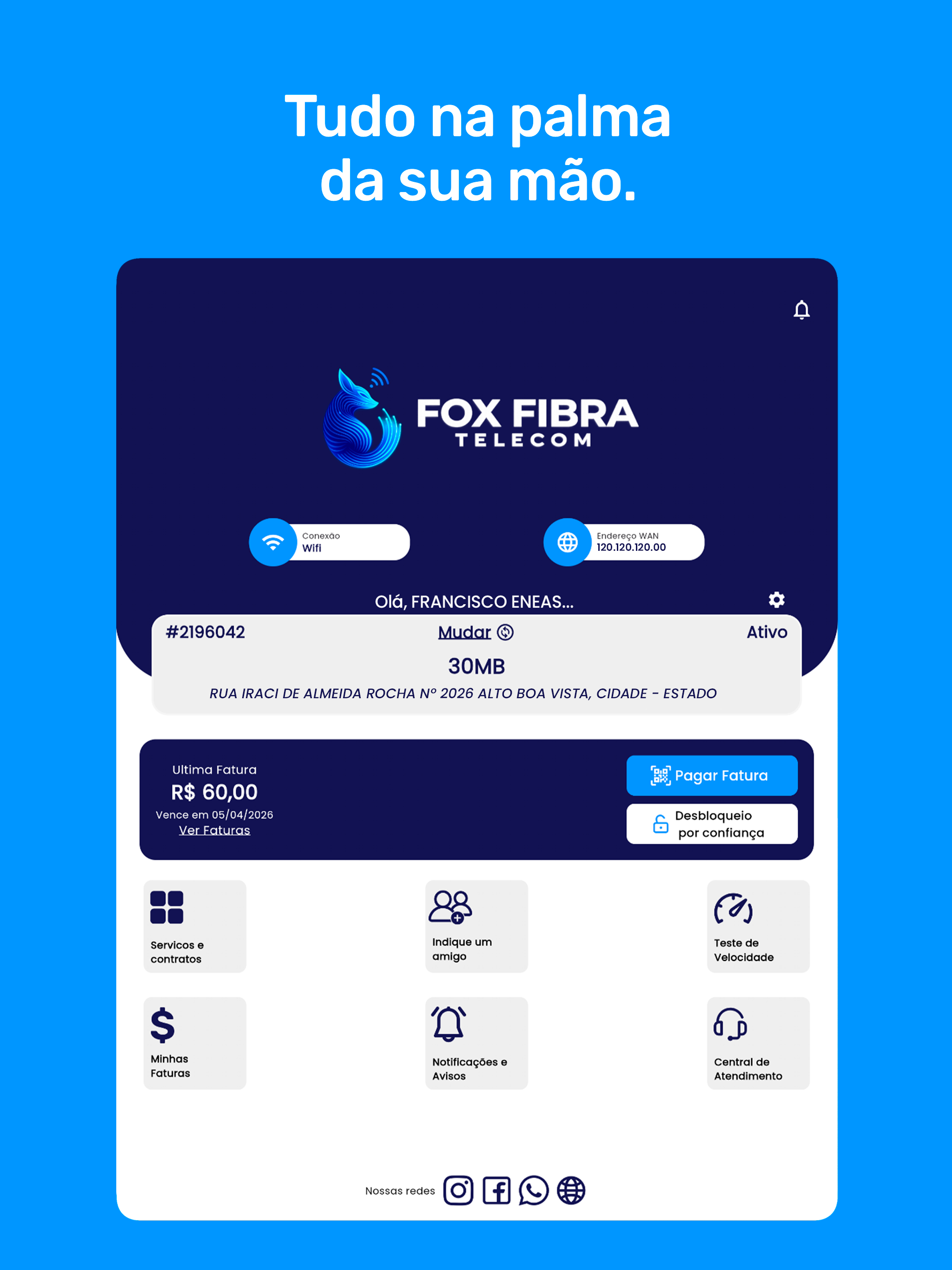 FOX FIBRA TELECOM APP