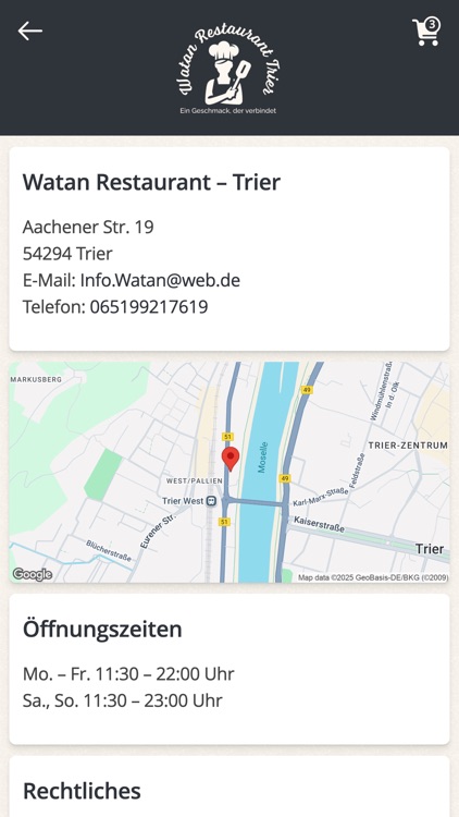 Watan Restaurant Trier screenshot-3