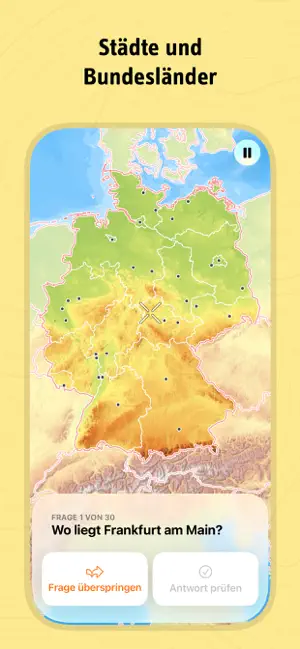geotrainer: Geografie-Quiz iPhone screenshot 4