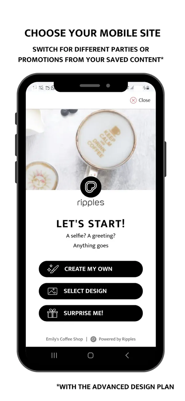 Screenshot #1 pour Ripples -Drink Personalization