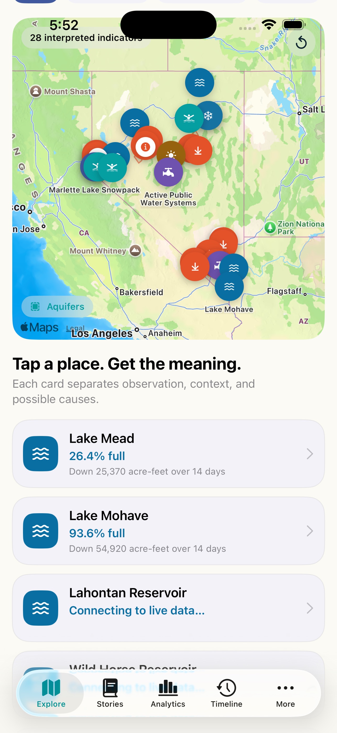 Screenshot 9 of Nevada Water Watch