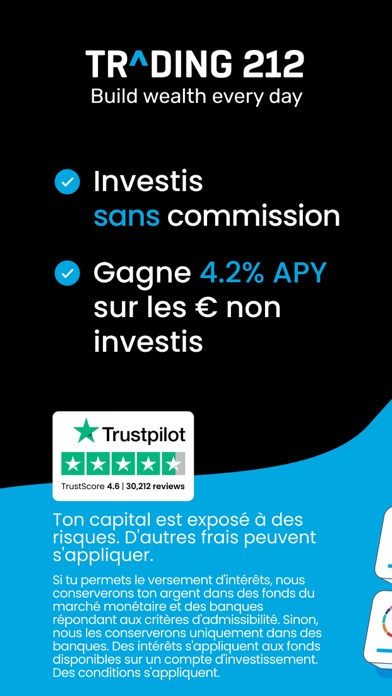 Screenshot #1 pour Trading 212 - Actions & ETF
