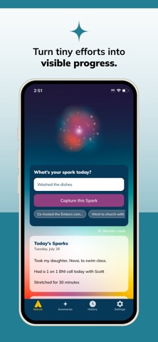 NovaUp: Gratitude Journal iPhone screenshot