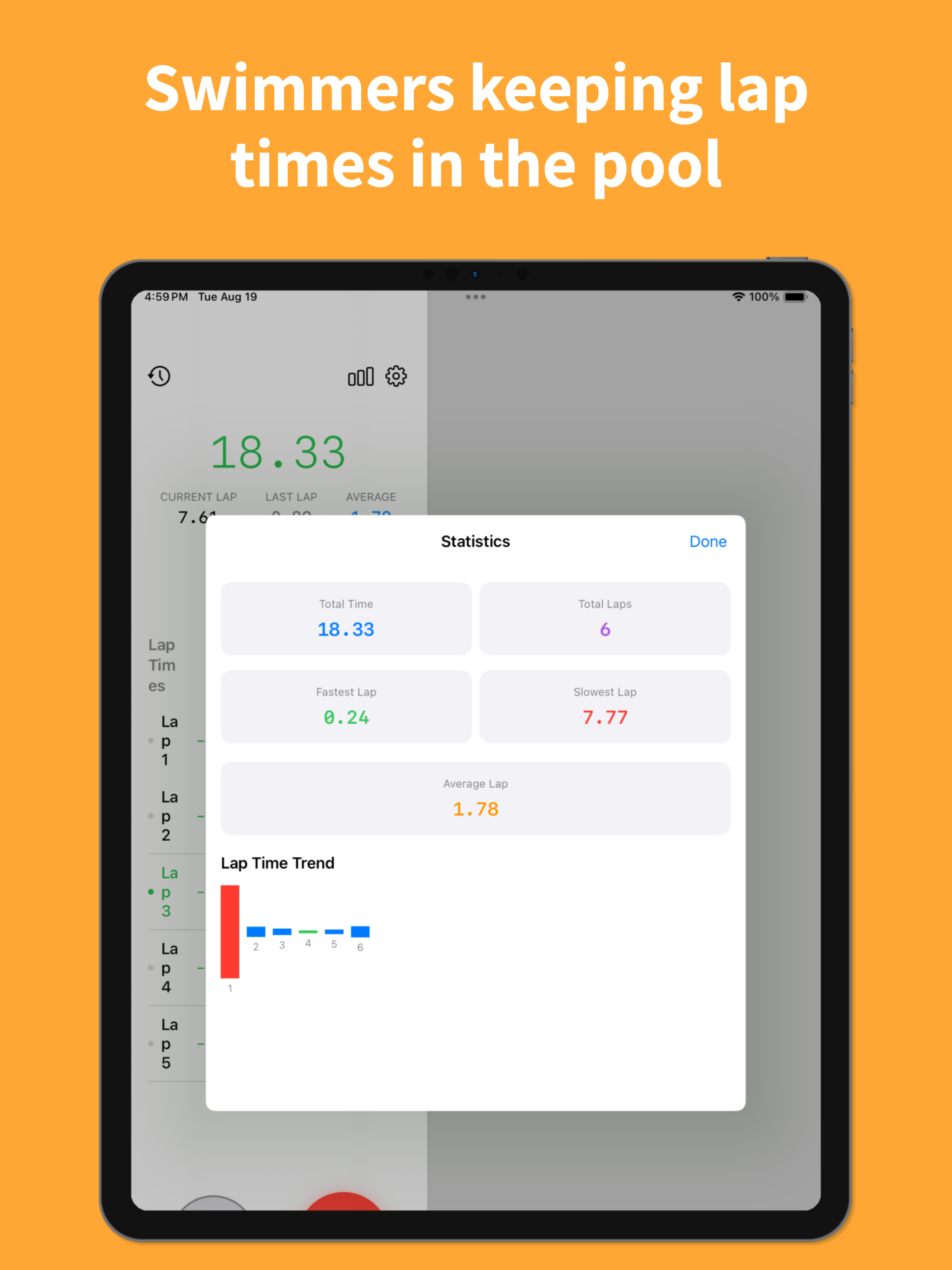 Lap Counter - Run,Swim Tracker screenshot 7