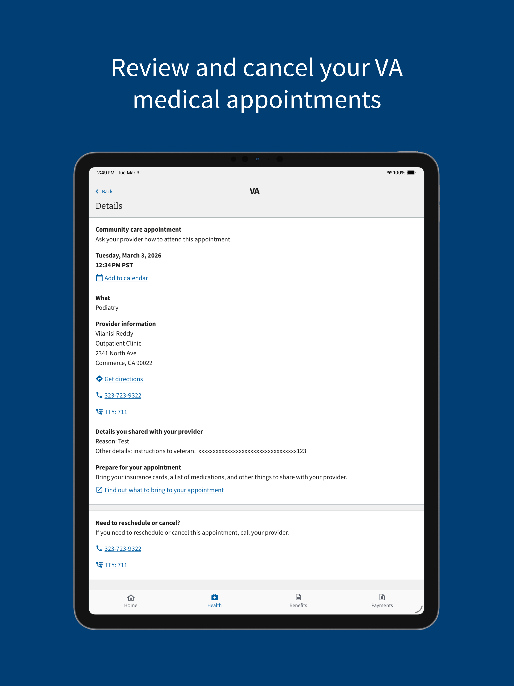 VA: Health and Benefits screenshot 14