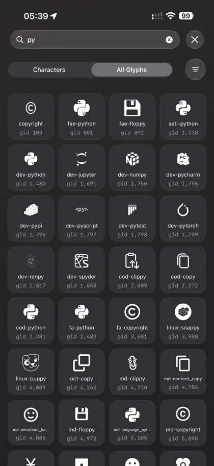 Screenshot 4 von 5 zu Nerd Fonts Installer