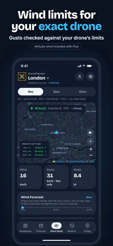 DroneChecker: UK Drone Weather screenshot 2 of 6