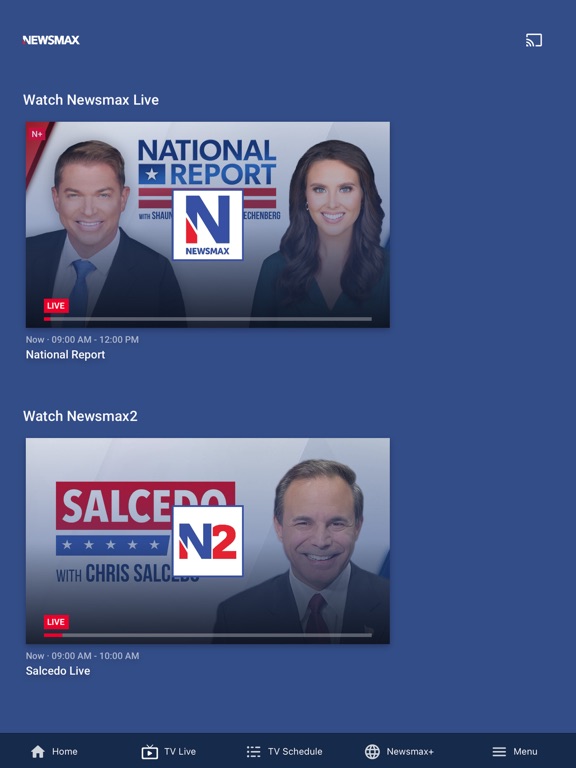 Newsmax iPad screenshot 4 - News app